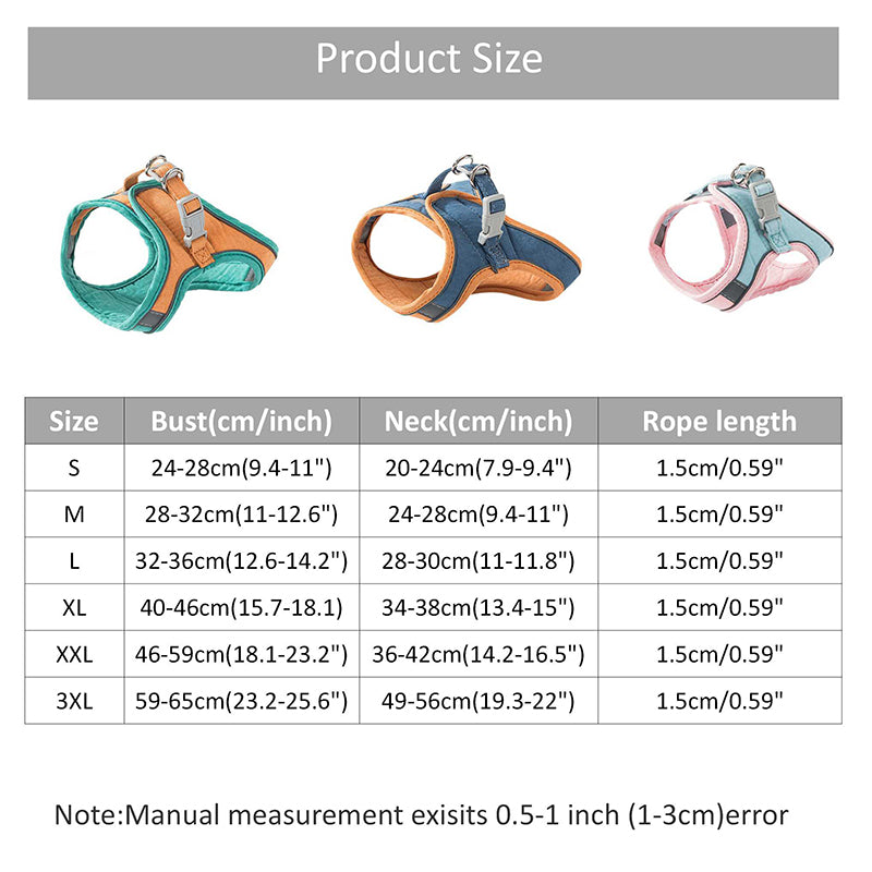 Adjustable Reflective Pet Harness